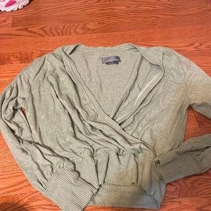 Anthropologie wrap sweater